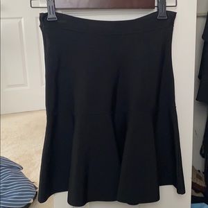 BCBG black high waisted skirt